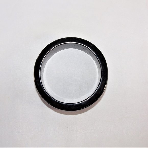 “Seize the Day” Black Acrylic Bangle - Picture 3 of 3